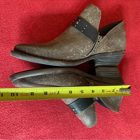 VERACRUZ Sz 39 Western Style Stacked Heel Made in  Spain Bohemian Ankle Boots - Picture 6 of 14